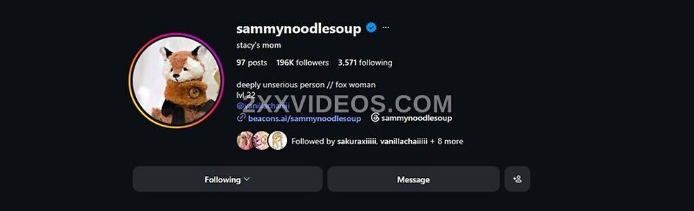 Sammynoodlesoup Social Media