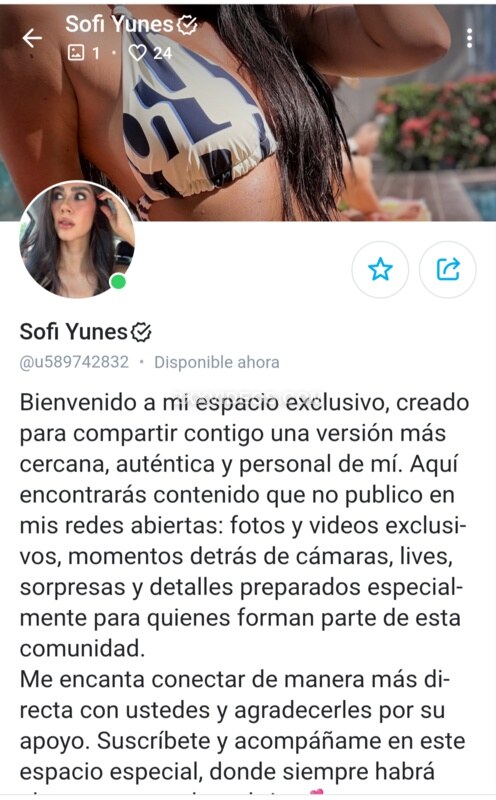 Sofia Yunes photo