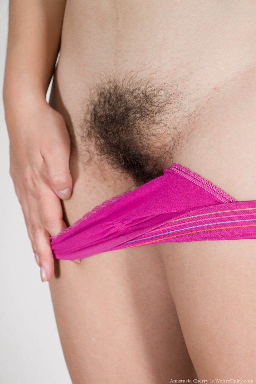 Anastasia Cherry nude photo 6 — Anastasia Cherry reveals her natural breasts before showing her hairy bush