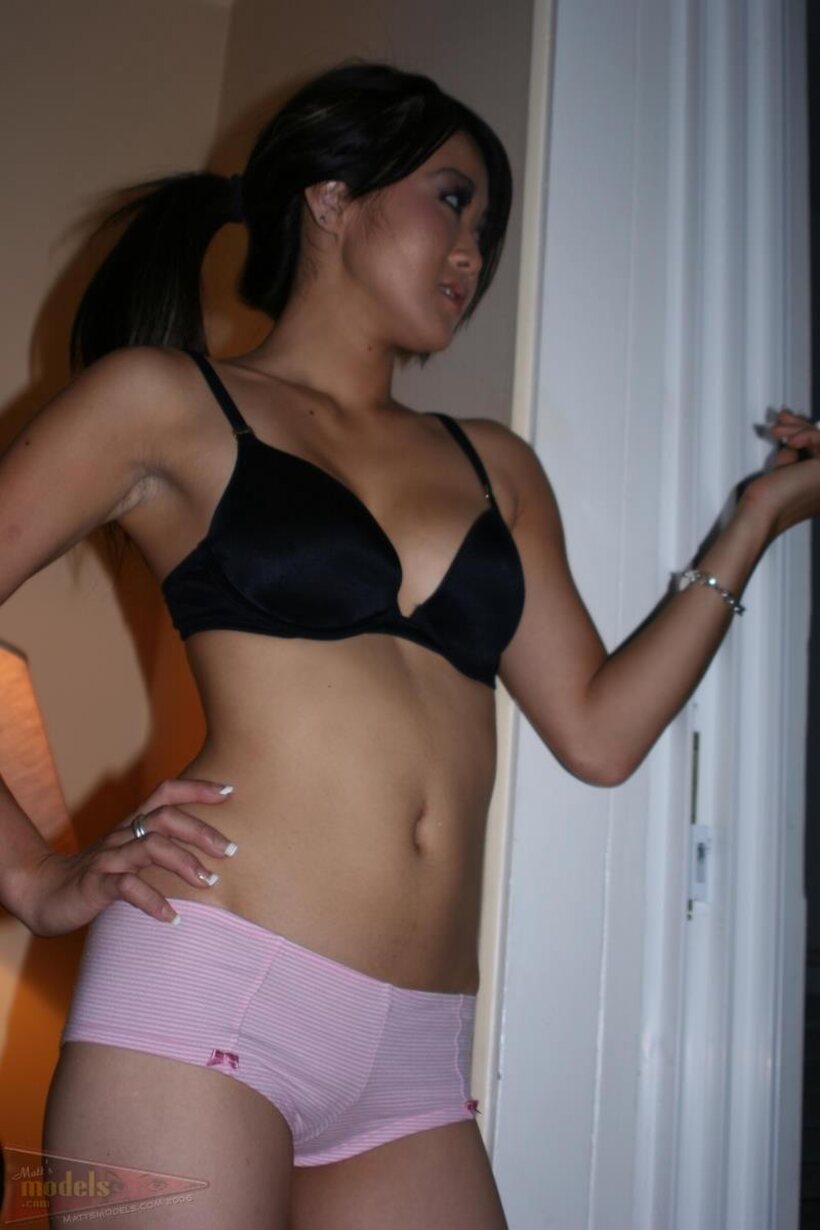 Image 14/16: Taya Talise takes a smoke break in bra and panties