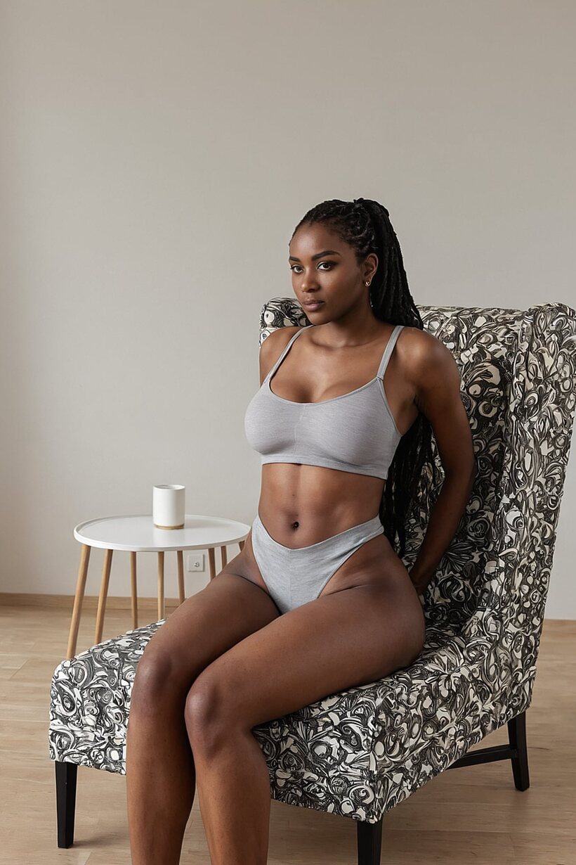 Image 1/11: Amateur girl poses naked in 11 pics