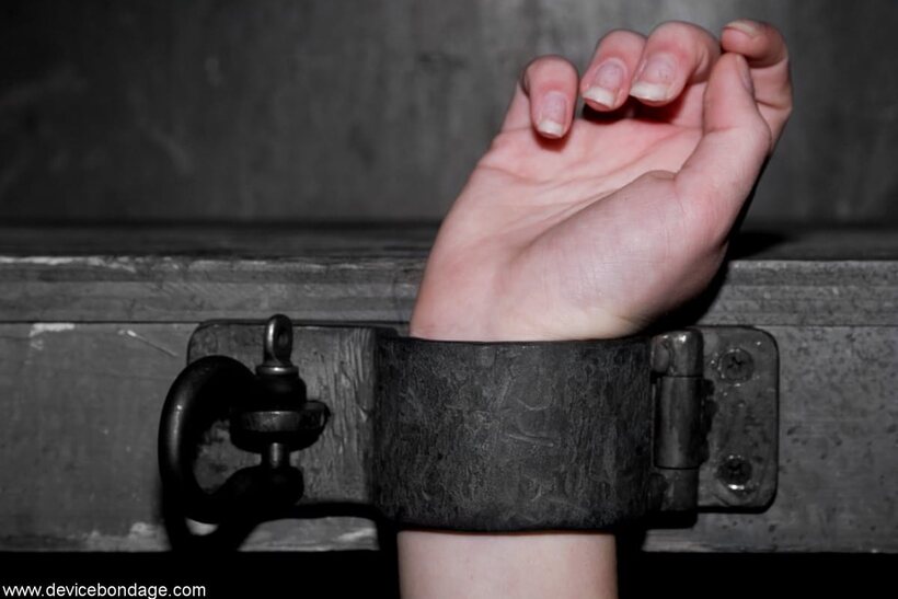Sara Scott nude photo 6 — Clothed Sara Scott tied up in bdsm lingerie