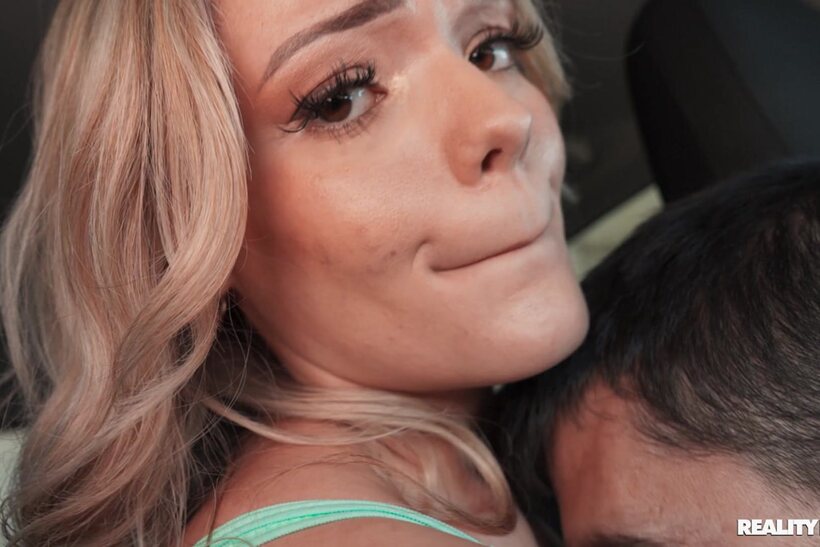Photo 6 — Jade Jadore fucks outdoors with a younger guy in public