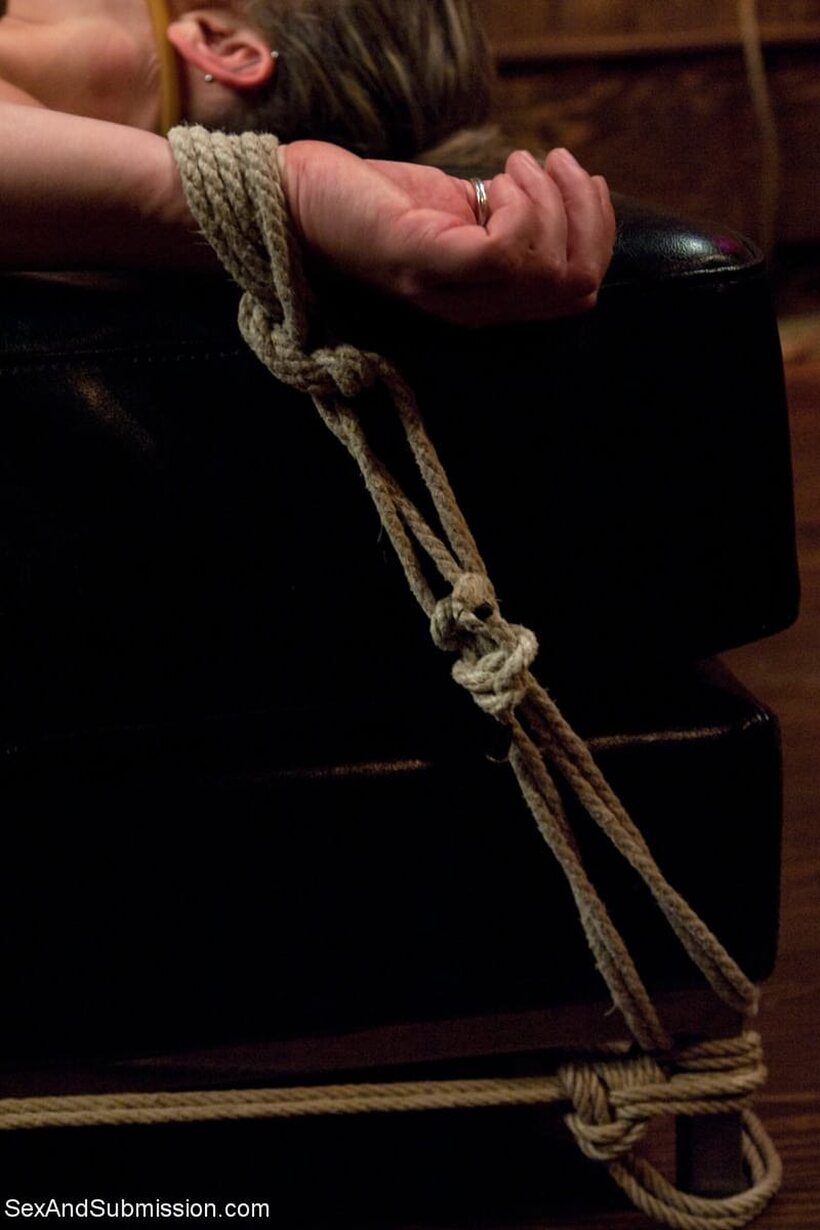 James Deen nude photo 3 — Tied up and drilled hard, Sara Jay shows off her big tits