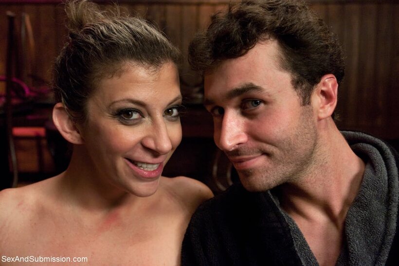 James Deen pic 20 from the set «Tied up and drilled hard, Sara Jay shows off her big tits»