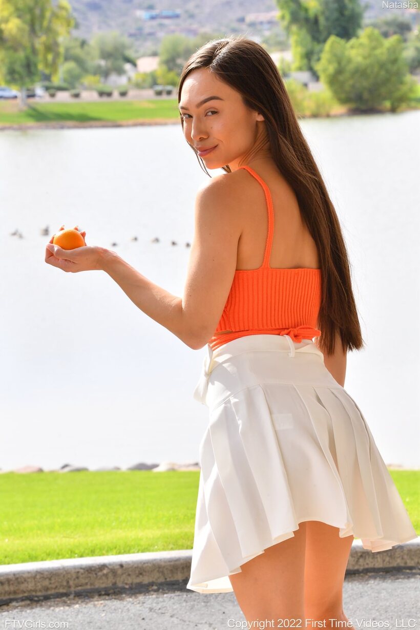 Natasha Ty nude photo 13 — Natasha Ty shows off her round ass and pussy in public