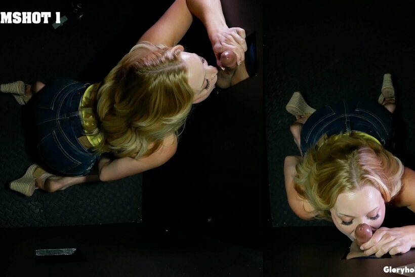 Mandy Spears deepthroats multiple cocks at a POV gloryhole (shot 3)