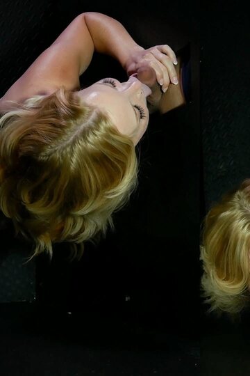 Mandy Spears deepthroats multiple cocks at a POV gloryhole