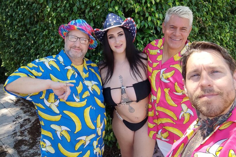 Avalon Mira nude photo 6 — Avalon Mira pounds through missionary and doggystyle action in ink