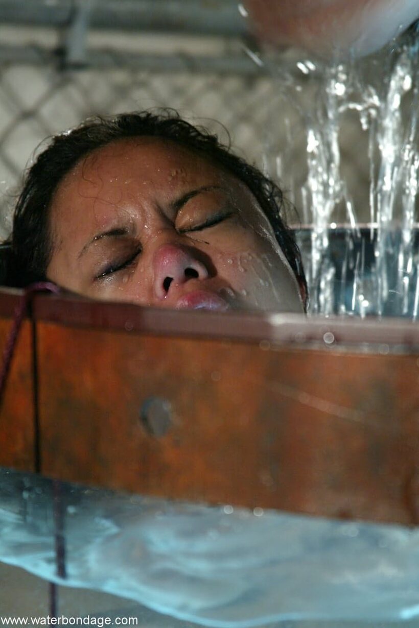 Annie Cruz strokes her pussy in a wet BDSM solo scene, photo 8 of 21