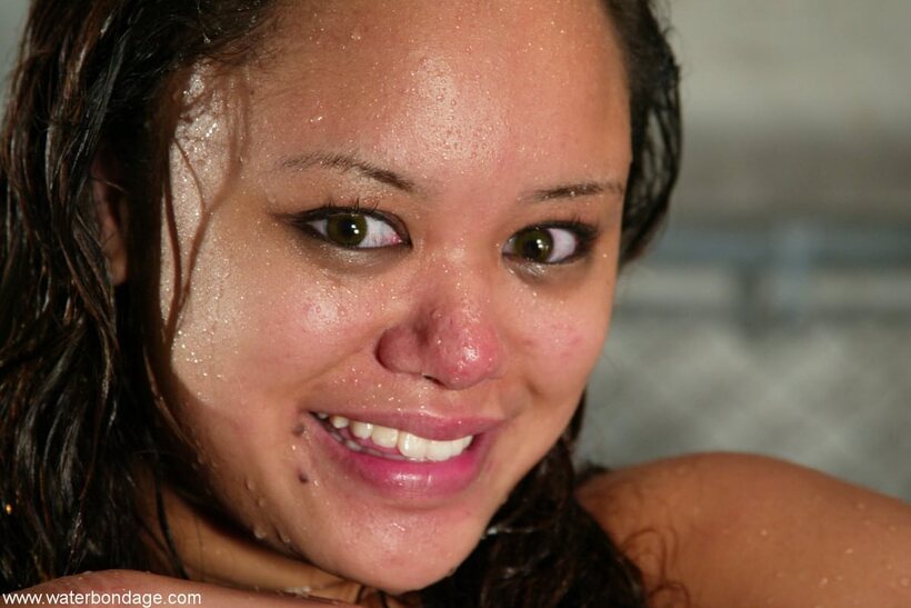 Annie Cruz strokes her pussy in a wet BDSM solo scene, photo 21 of 21