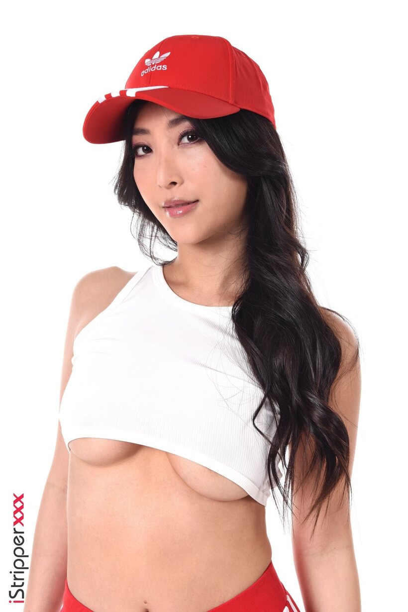 Emiri Momota nude photo 5 — Clothed Emiri Momota flaunts her big tits and ass while masturbating