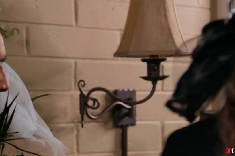Dana DeArmond nude photo 1 — Dana DeArmond strips for Stirling Cooper in an intense nude scene