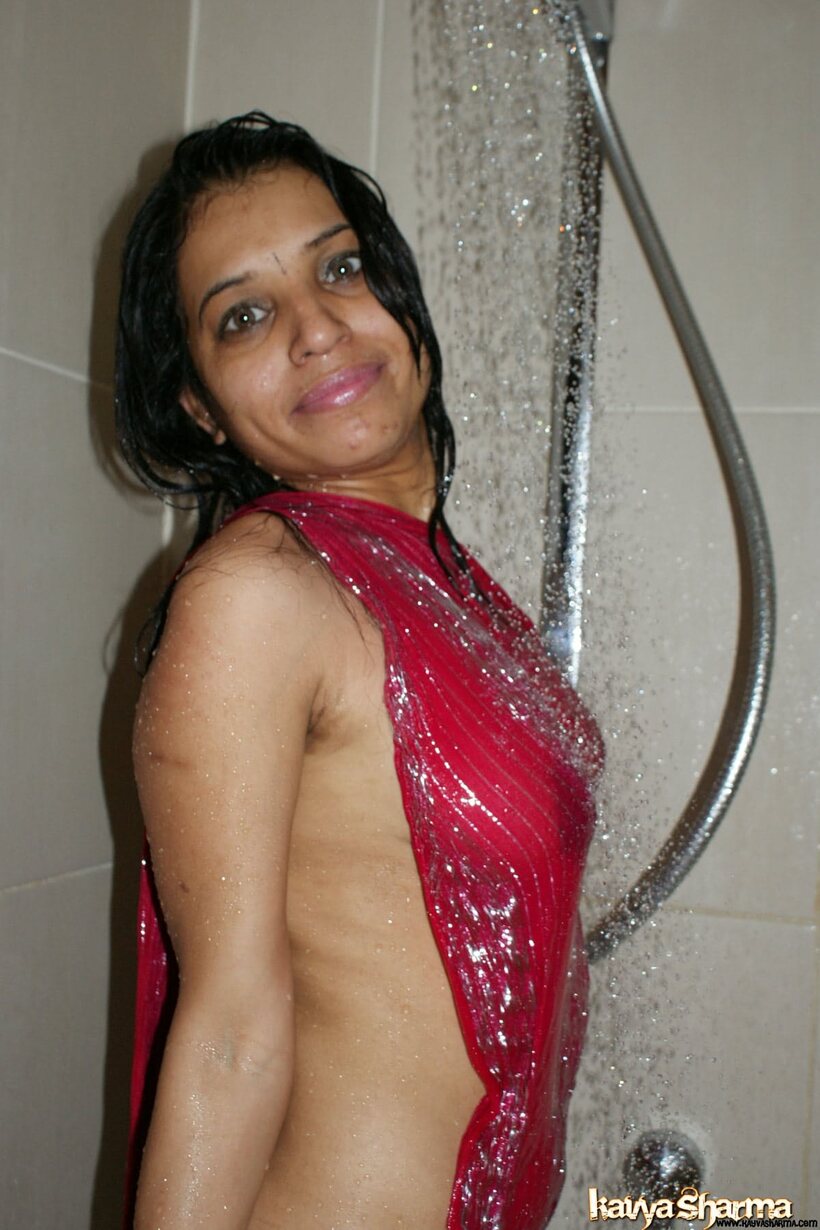 Kavya Sharma nude photo 2 — Asian Kavya Sharma gets naked in the shower
