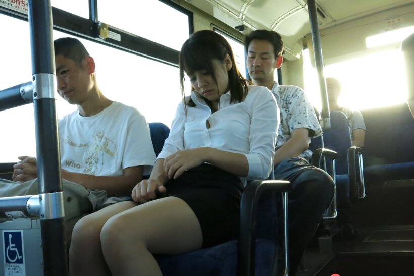 Image 1/15: Naoh Koizumi endures a gangbang aboard public transit