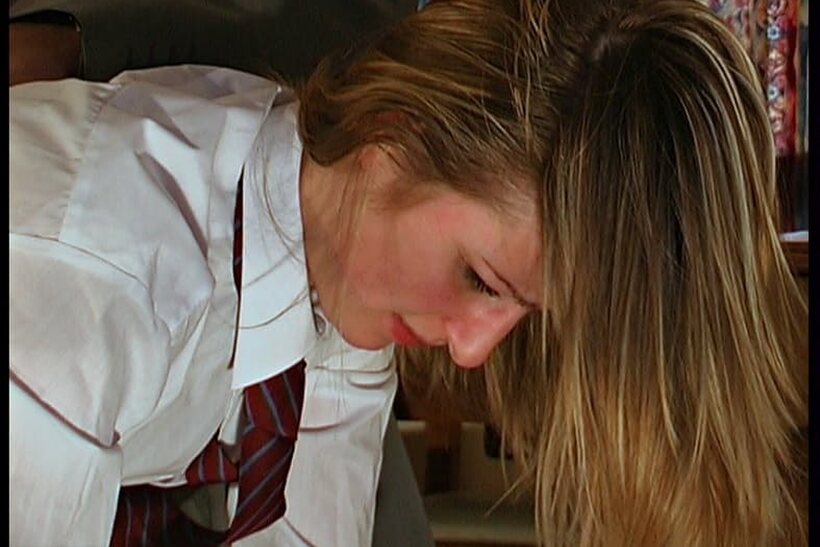 Abigaile Johnson nude photo 11 — Blonde Abigaile Johnson exposes her ass while flashing upskirt