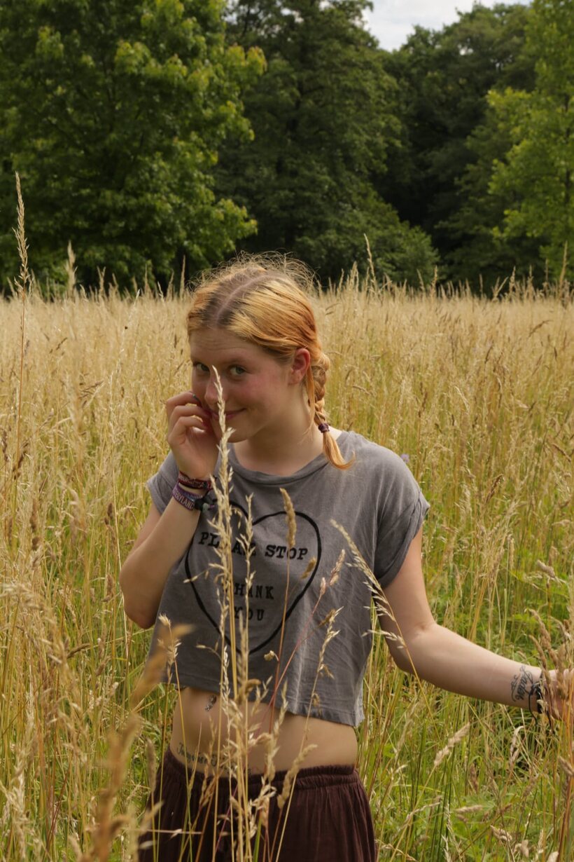 Amateur nude photo 2 — Braided pigtails and nude first-timer debut for German girl Melissa