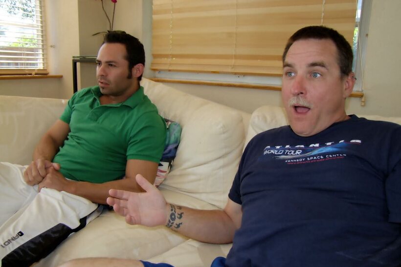 Joe Hardick pic 2 from the set «Trixie helps her masturbating husband and his friend with a handjob»