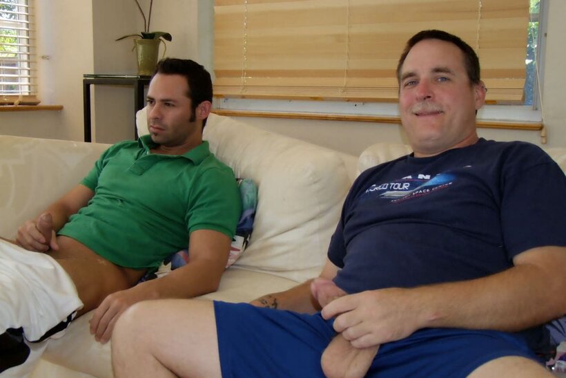 Joe Hardick nude photo 4 — Trixie helps her masturbating husband and his friend with a handjob