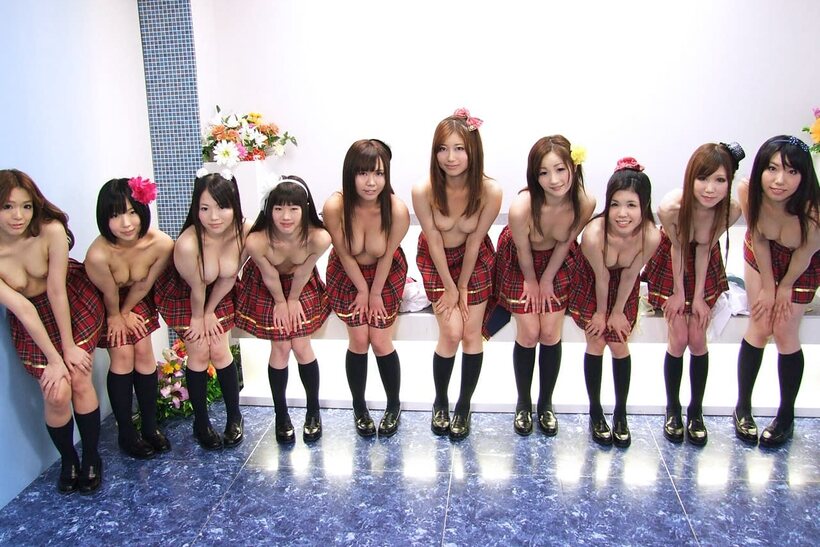Chinami pic 2 from the set «Asian Chinami in a group scene»