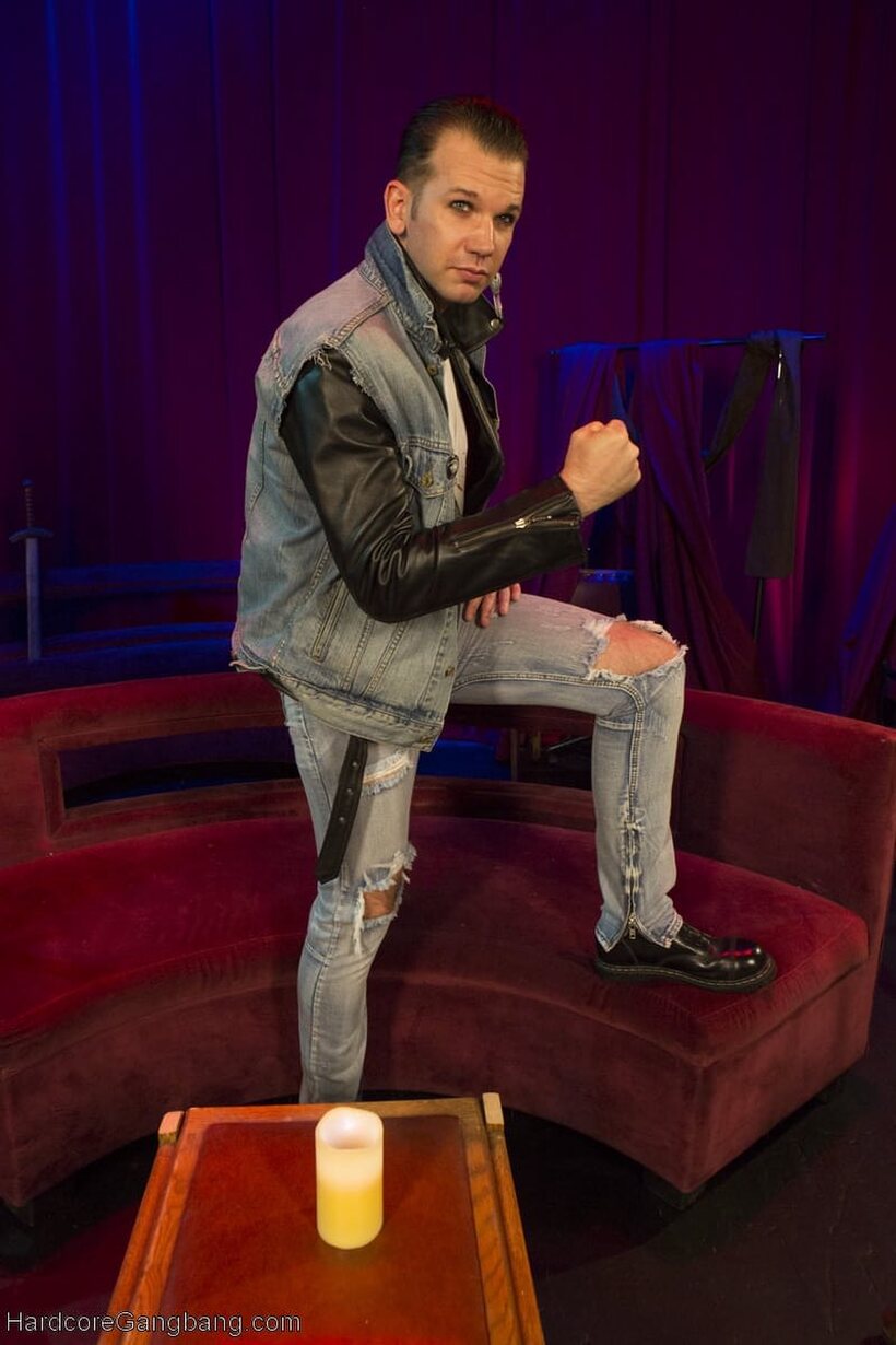 Photo 16 — Nenetl Avril gets taken by several white cocks in a bondage scene