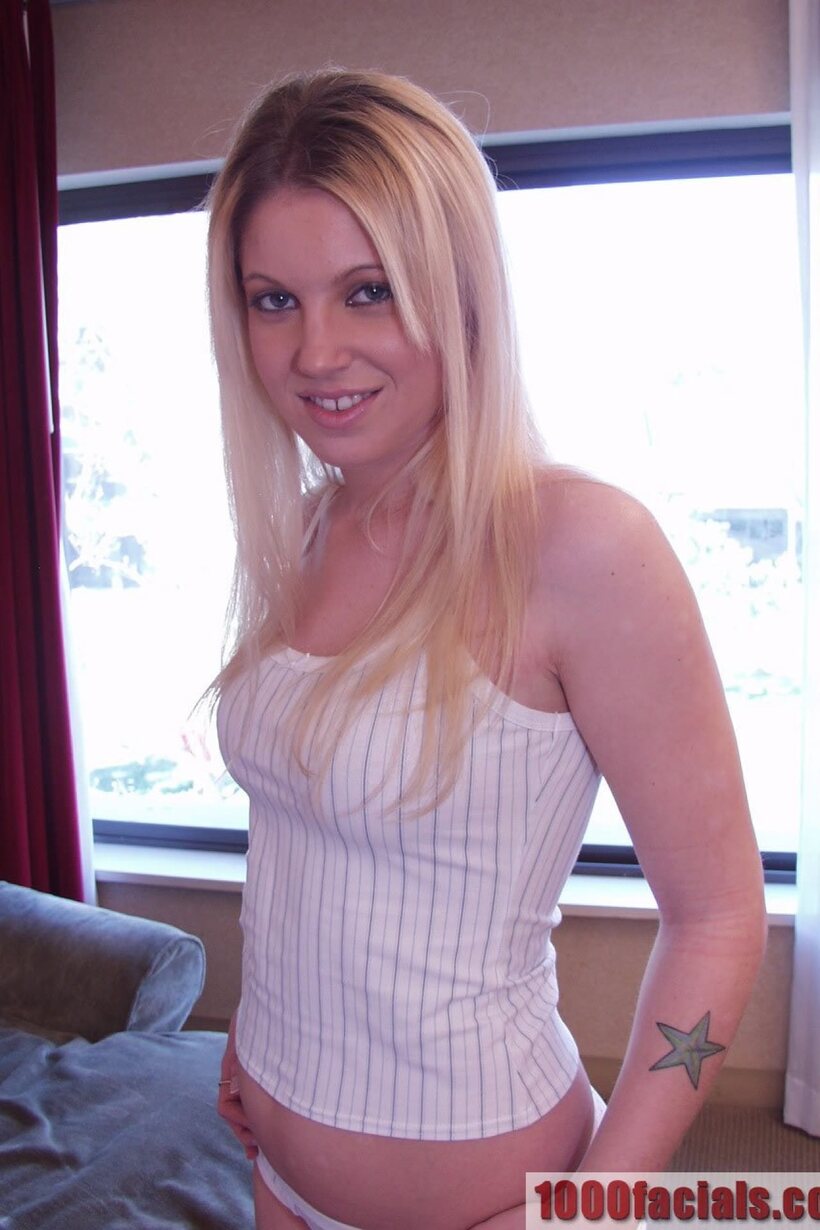 Hollie Stevens strips off white panties for 69 and doggystyle in socks, photo 1 of 19
