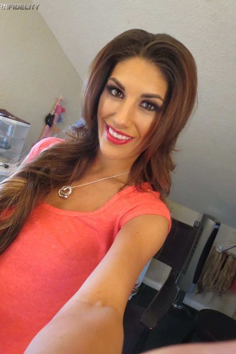 August Ames strips in Uggs, then kisses Ryan Madison after shedding jeans (shot 16)