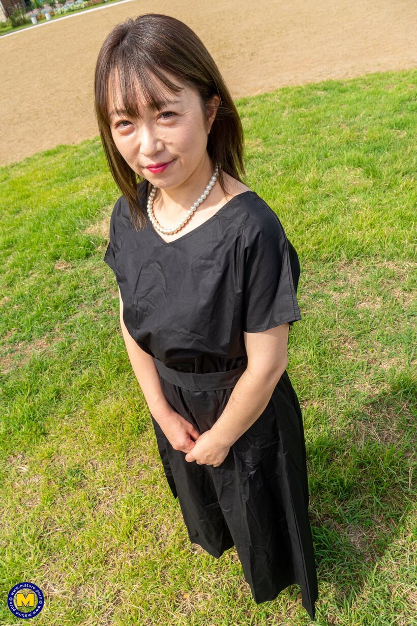 Shiho Aoyama pic 3 from the set «Asian Shiho Aoyama exposes her hairy pussy and ass while undressing»