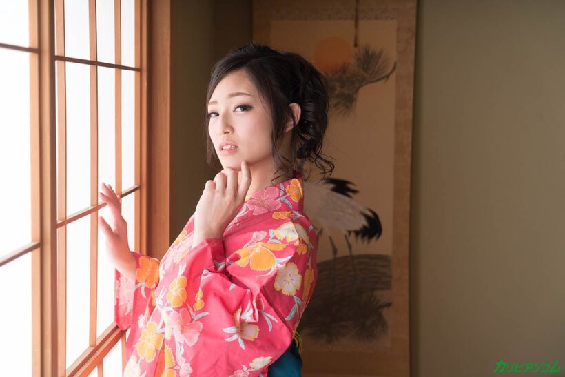 Japanese Chiaki Hidaka exposes her pussy and ass while fucking hard (shot 2)