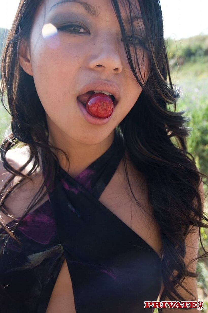Lady Mai gets her ass stuffed first, then swallows cum (shot 3)