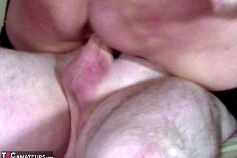 Amateur pic 16 from the set «Mature bbw rides cock and ends with a cumshot on big tits»