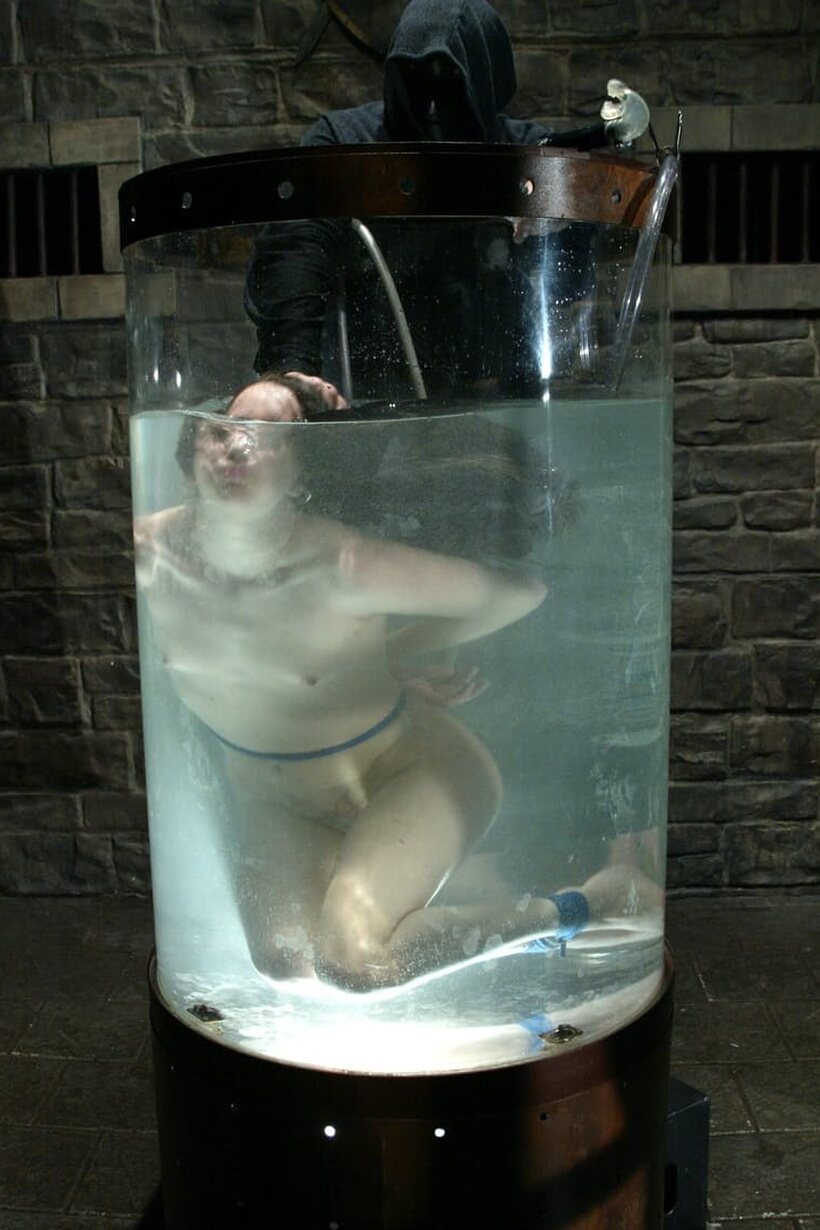 Maya Matthews pic 3 from the set «Bound and soaked, Maya Matthews survives a rough BDSM drowning scene»