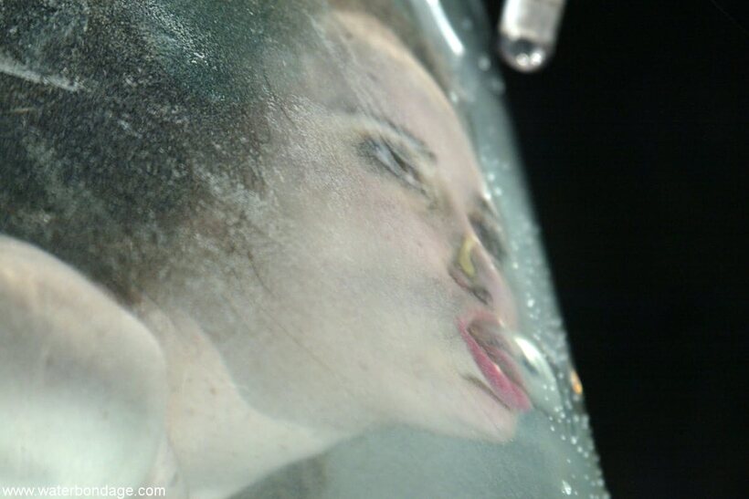 Maya Matthews nude photo 7 — Bound and soaked, Maya Matthews survives a rough BDSM drowning scene