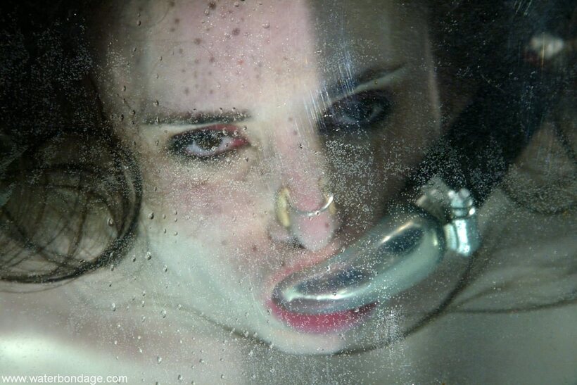 Maya Matthews pic 8 from the set «Bound and soaked, Maya Matthews survives a rough BDSM drowning scene»