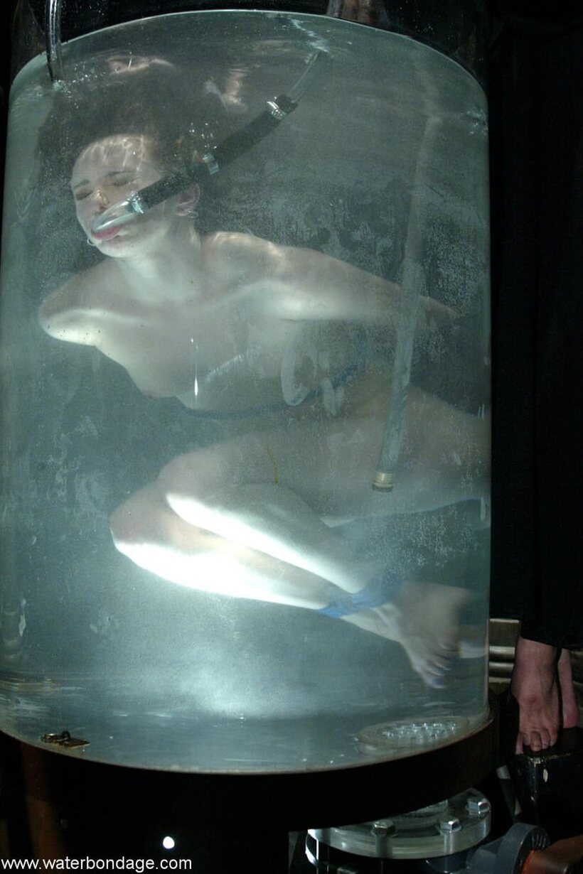 Image 9/20: Bound and soaked, Maya Matthews survives a rough BDSM drowning scene