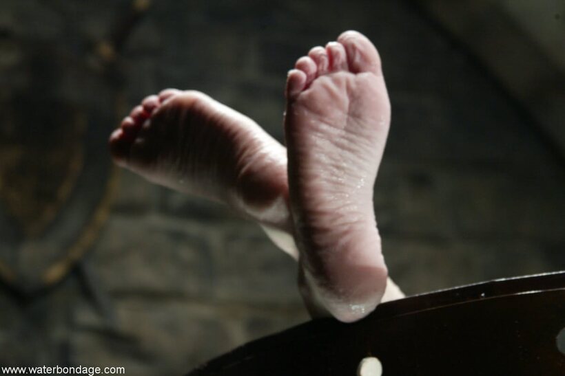 Maya Matthews pic 17 from the set «Bound and soaked, Maya Matthews survives a rough BDSM drowning scene»