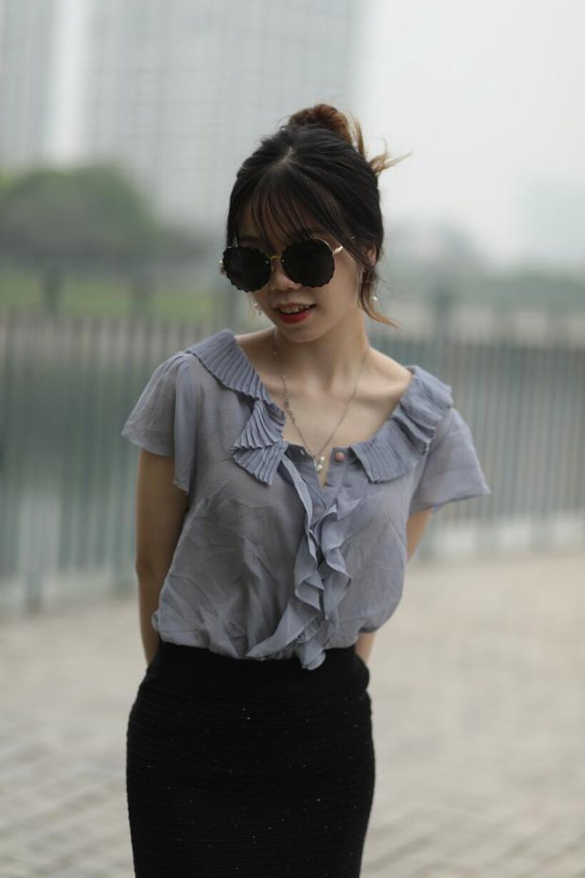 Amateur nude photo 8 — Asian teen teases in non-nude bridge poses wearing shades