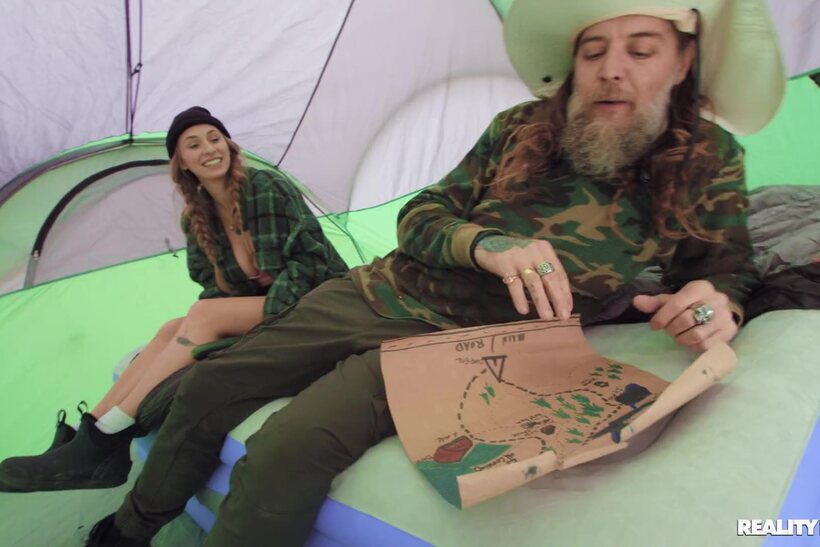Photo 6 — In a tent, Angel Youngs sucks a thick cock and gets fucked deep