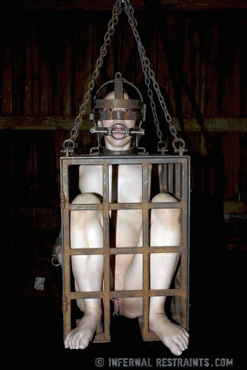 Bound as a sex slave, Felonie faces endless anal and BDSM abuse (shot 5)