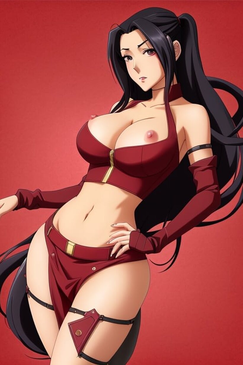 Big tits and pussy on display for hentai bombshell Asami Sato (shot 1)