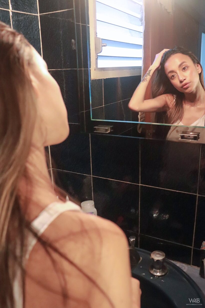 Photo 13 — Camila Luna smokes and shows off her boobs and booty