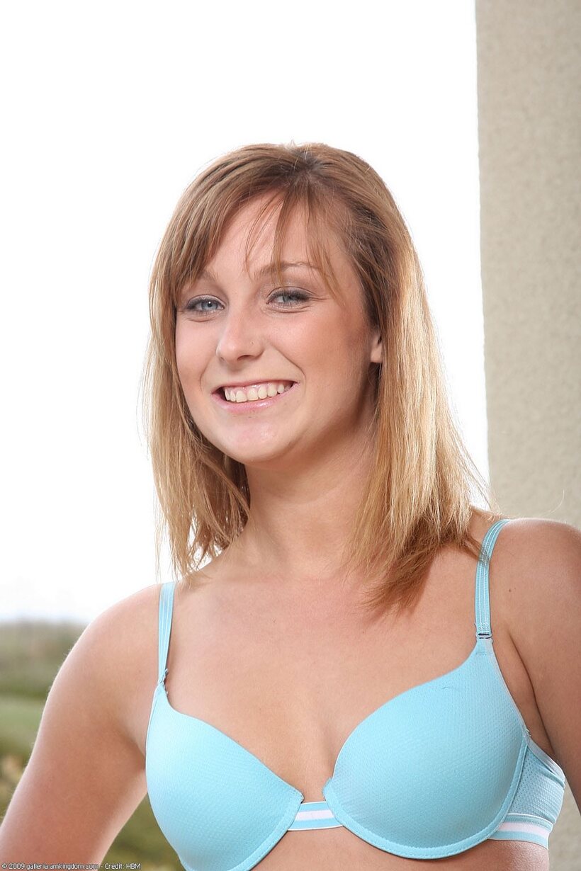 Image 8/21: Teen Erin Chase shows her natural tits and wet pussy while spreading