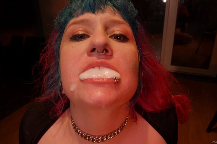 Image 20/20: Gangbang leaves Proxy Paige with cum stuffed in her mouth and BBC around her