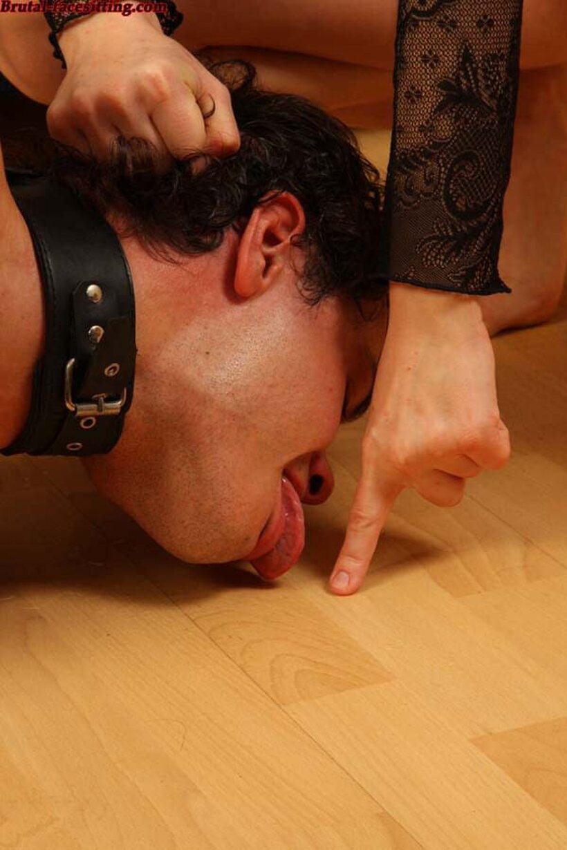 Image 13/16: Dominant girl urinates into a submissive boy's open mouth