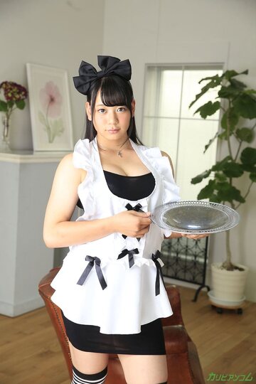 Bent over in uniform, Makoto Shiraishi takes a rough creampie