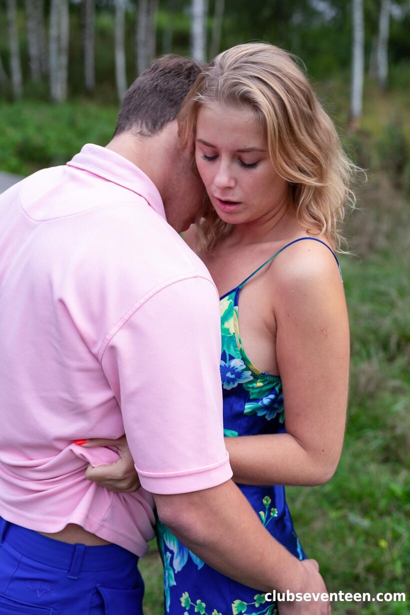 Casey Nohrman sucks cock before getting fucked outside (shot 6)
