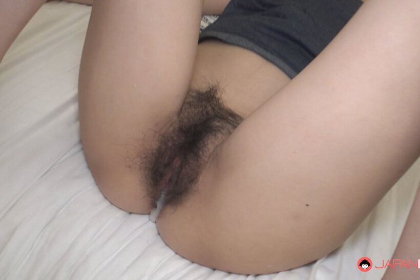 Asian nude photo 18 — Manami Honjyo’s furry twat gets dick and creampied by her husband