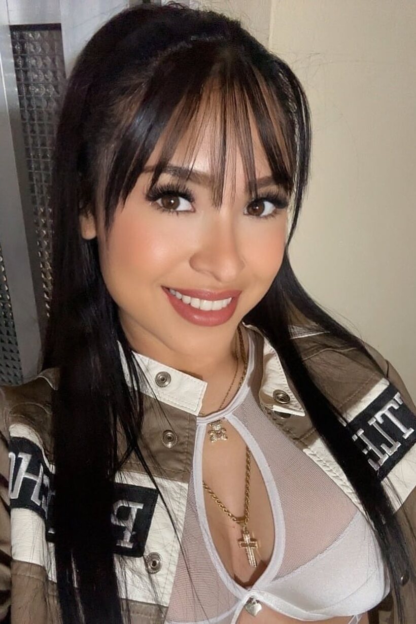 Image 10/12: Beautiful brunette snaps selfies in several outfits and skirts
