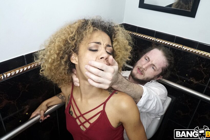 Brick Danger pic 15 from the set «Xianna Hill opens wide in the toilet for a white cock»