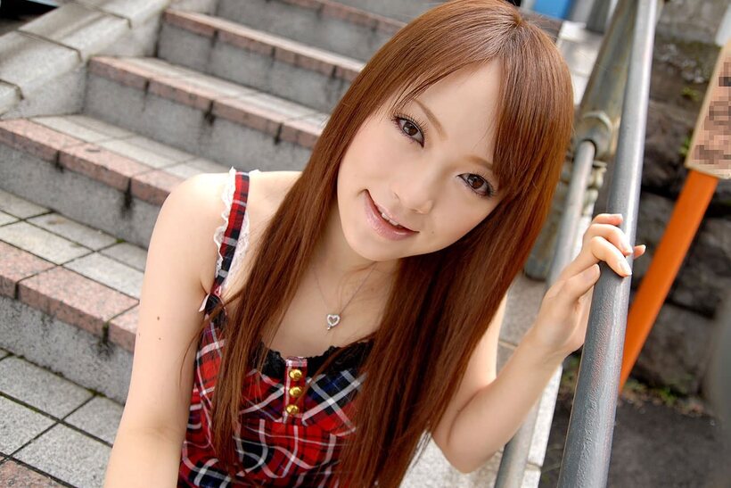 Image 3/12: Redhead Nazuna Otoi poses with her pussy on display in uniform